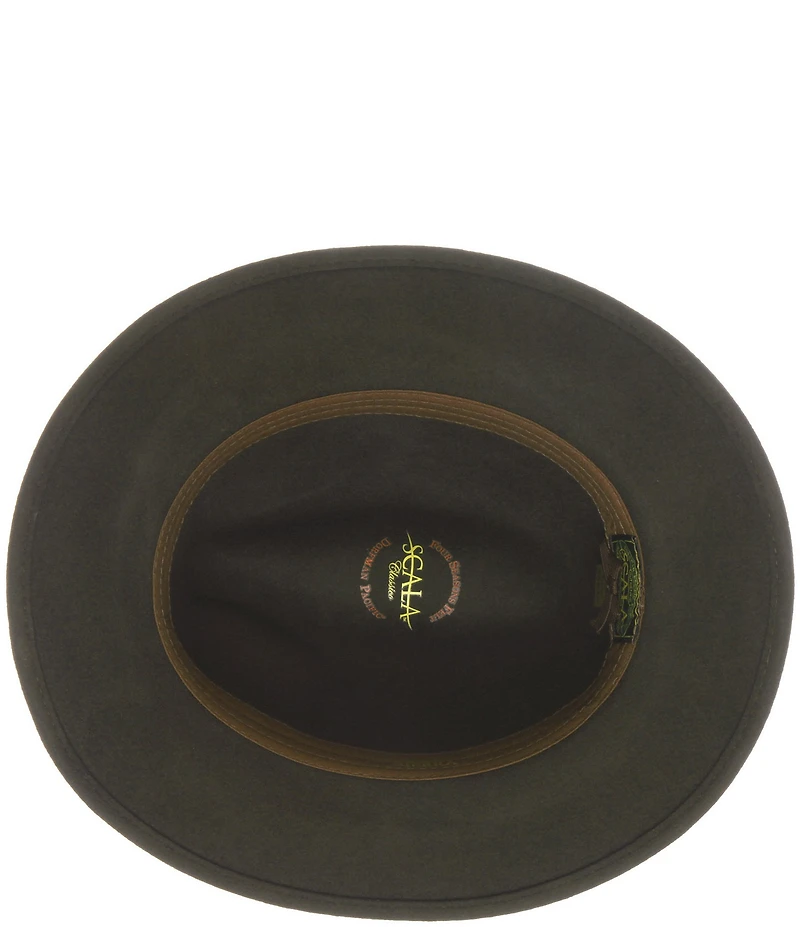 Dorfman Milano Scala Water Repellent Wool Felt Safari 2 1/2#double; Brim Hat