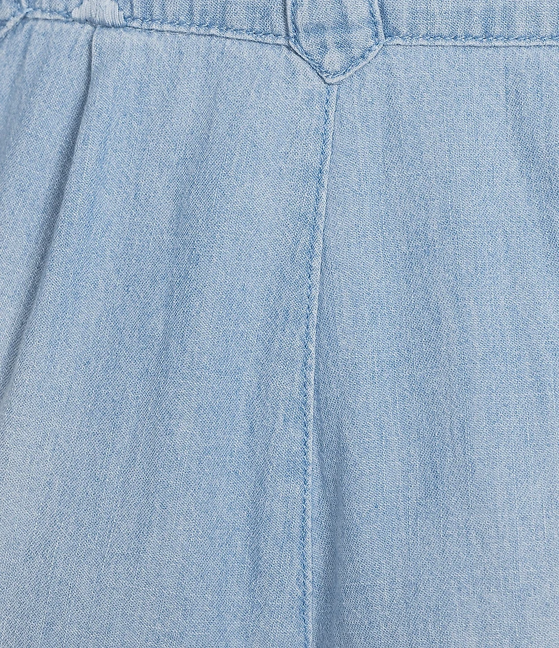 Double D Ranch Buckskin Blues Extra Wide Leg Slim Waist Crop Length Pants