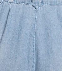 Double D Ranch Buckskin Blues Extra Wide Leg Slim Waist Crop Length Pants