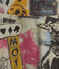 Double D Ranch Cowboy Graffiti Skirt
