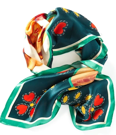 Double D Ranch Girl Of The Rodeo Silk Scarf