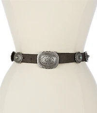 Double D Ranch Lil Concho Leather Belt