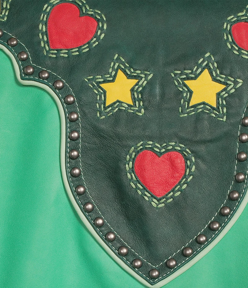 Double D Ranch Rangeland Romance & Rustlers Rosie Western Printed Open Front Long Sleeve Jacket