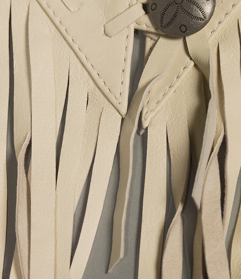 Double D Ranch Sonora Suede Fringe Collar