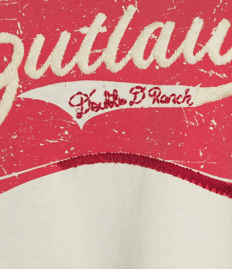 Double D Ranch Wanted Cowgirl Scoop Neck Short Sleeve Tee