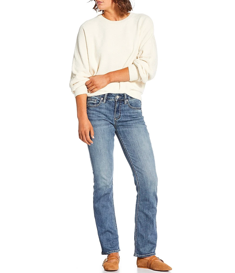 Double Zero Chenille Crew Neck Long Sleeve Sweater