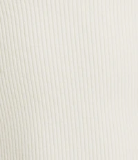 Double Zero Cropped Ribbed Knit Off-The-Shoulder Long Sleeve Top