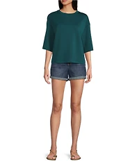 Double Zero Elbow Sleeve T-Shirt