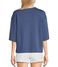 Double Zero Elbow Sleeve T-Shirt