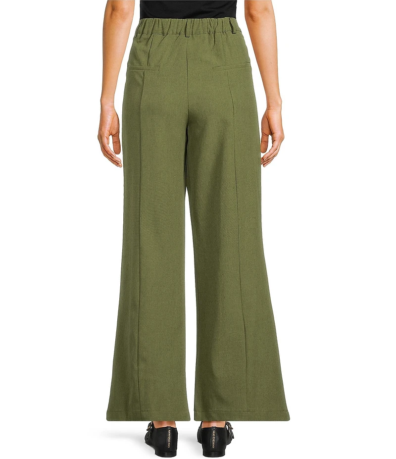 Double Zero Flat Front Wide Leg Pants