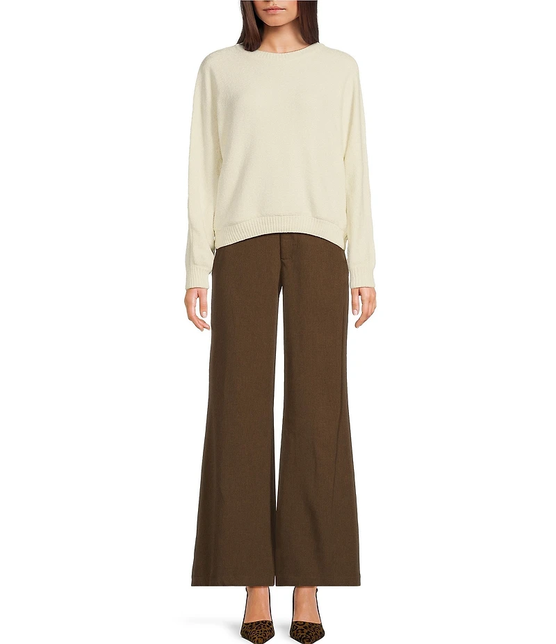 Double Zero Flat Front Wide Leg Pants