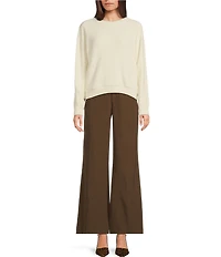 Double Zero Flat Front Wide Leg Pants