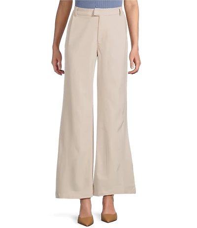 Double Zero Flat Front Wide Leg Pants