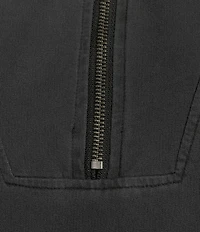 Double Zero Mock Neck Quarter Zip Mini Dress