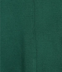Double Zero Roll Neck Seam Detail Long Sleeve Sweater