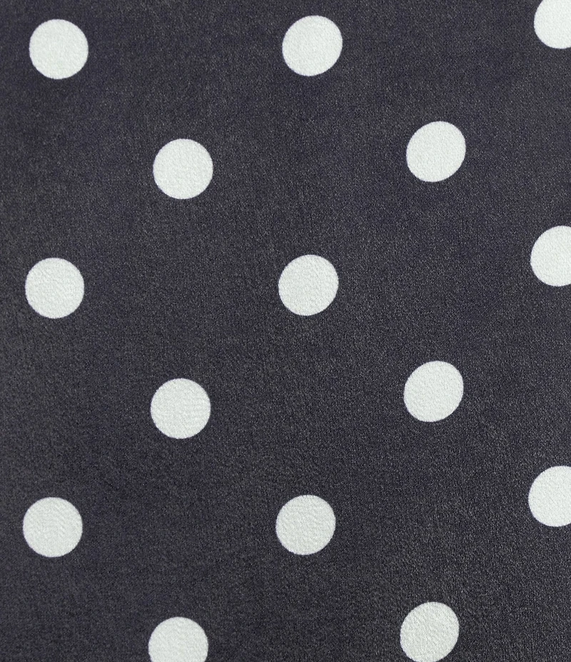 Double Zero Satin Polka Dot V-Neck Top