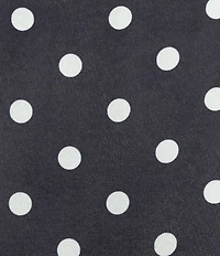 Double Zero Satin Polka Dot V-Neck Top
