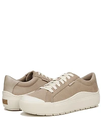 Dr Scholl's Time Off Microsuede Platform Sneakers
