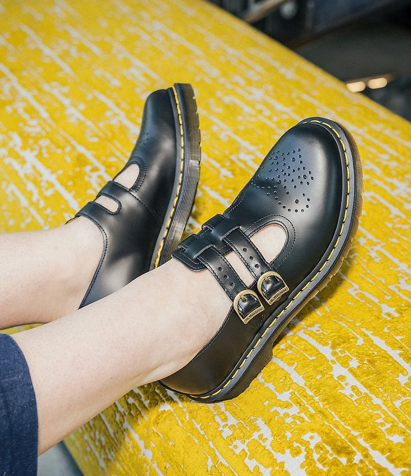 Dr. Martens Women's 8065 Perforated Leather Family Matching Mary Jane Oxfords