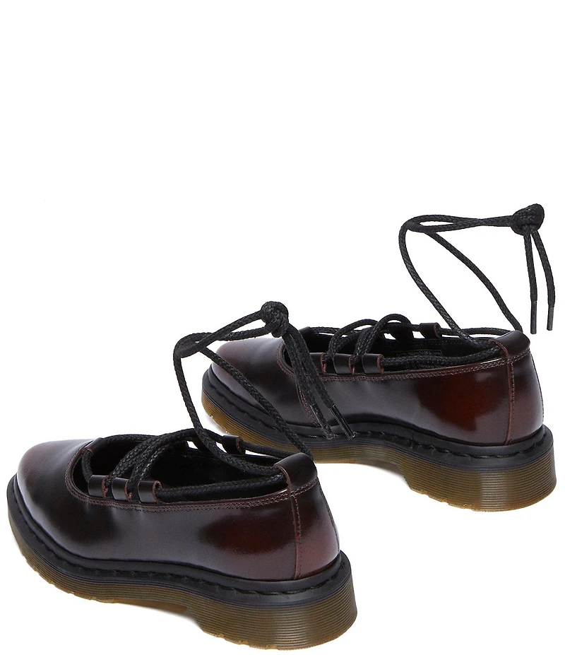 Dr. Martens Women's Elphie II Leather Pointed Toe Ballet Flats