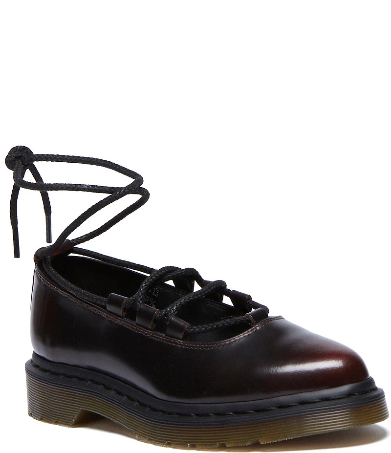 Dr. Martens Women's Elphie II Leather Pointed Toe Ballet Flats