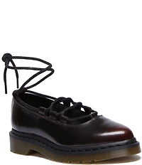 Dr. Martens Women's Elphie II Leather Pointed Toe Ballet Flats