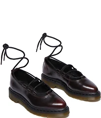 Dr. Martens Women's Elphie II Leather Pointed Toe Ballet Flats