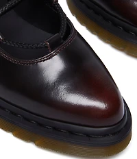 Dr. Martens Women's Elphie II Leather Pointed Toe Ballet Flats