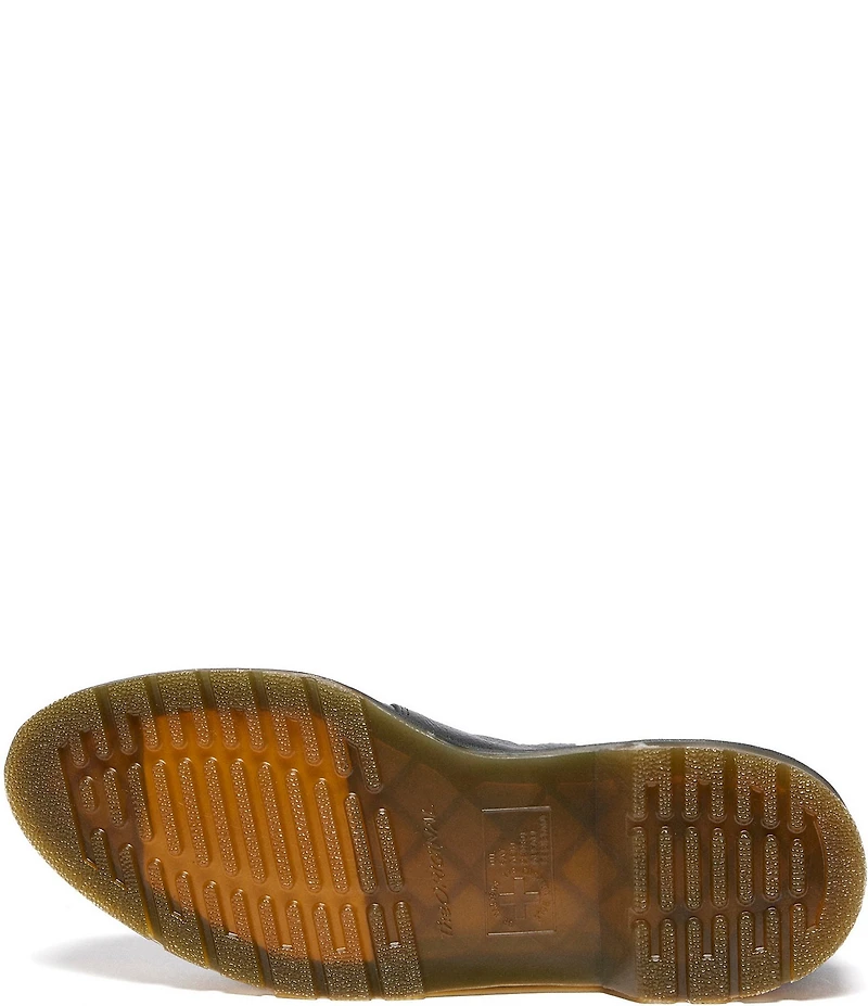 Dr. Martens Women's Elphie II Virginia Leather Platform Lace Up Ballet Flats