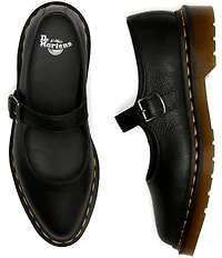 Dr. Martens Women's Elphie Virginia Leather Platform Mary Jane Flats