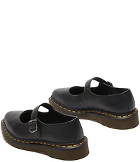 Dr. Martens Women's Elphie Virginia Leather Platform Mary Jane Flats