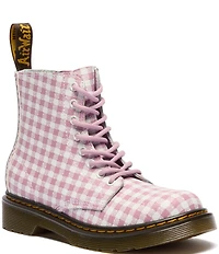Dr. Martens Girls' 1460 Gingham Leather Boots (Youth)