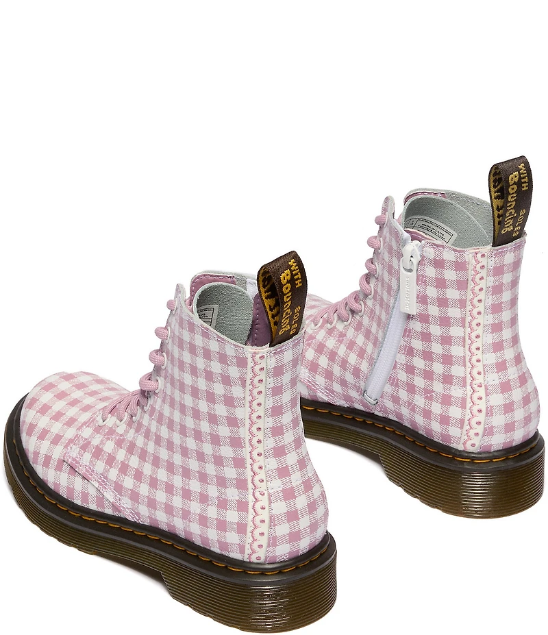 Dr. Martens Girls' 1460 Gingham Leather Boots (Youth)