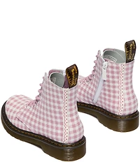 Dr. Martens Girls' 1460 Gingham Leather Boots (Youth)