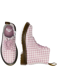 Dr. Martens Girls' 1460 Gingham Leather Boots (Youth)