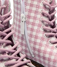 Dr. Martens Girls' 1460 Gingham Leather Boots (Youth)