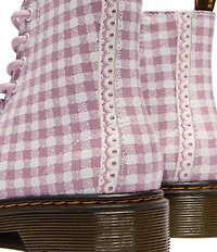 Dr. Martens Girls' 1460 Gingham Leather Boots (Youth)