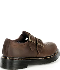 Dr. Martens Girls' 8065 Leather Family Matching Mary Jane Perforated Flats (Youth)