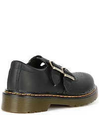 Dr. Martens Girls' 8065 Leather Family Matching Mary Jane Perforated Flats (Youth)