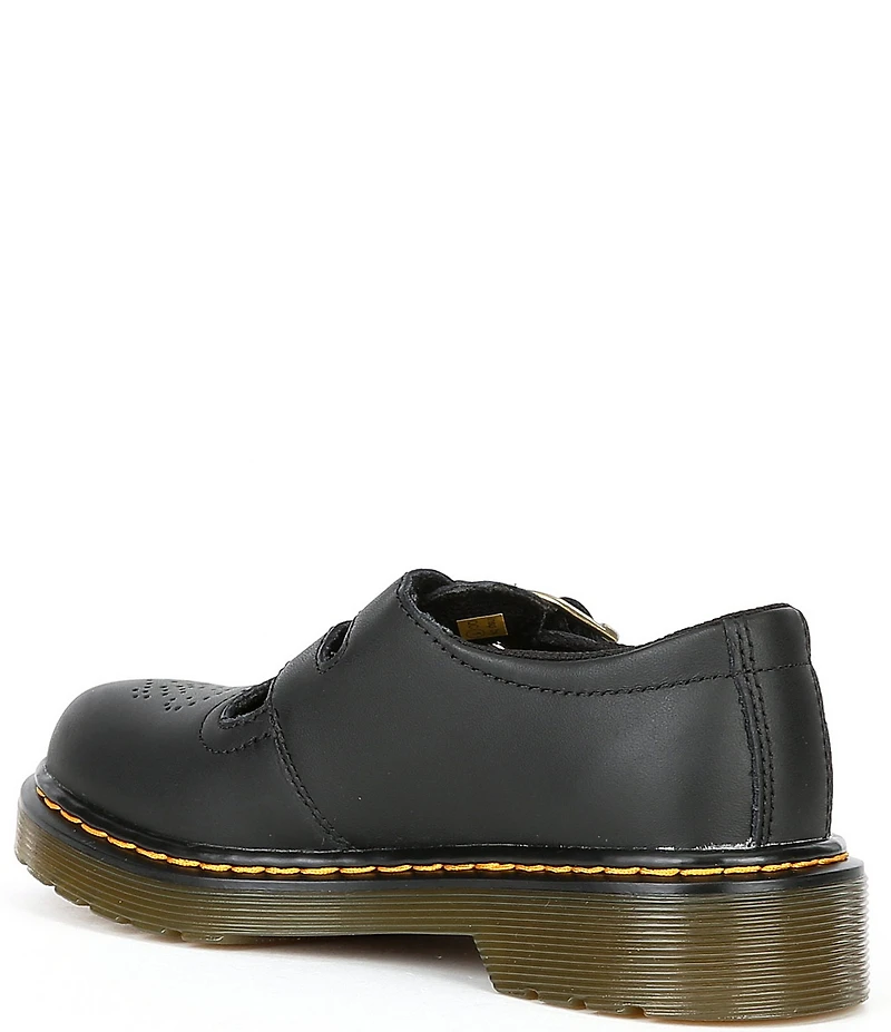 Dr. Martens Girls' 8065 Leather Family Matching Mary Jane Perforated Flats (Youth)