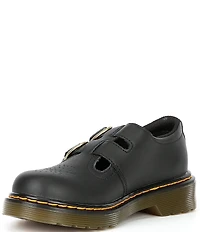 Dr. Martens Girls' 8065 Leather Family Matching Mary Jane Perforated Flats (Youth)