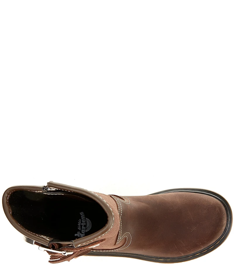 Dr. Martens Girl's Genaya Rodeo Moto Boots (Toddler)
