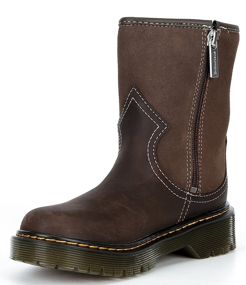 Dr. Martens Girl's Genaya Rodeo Moto Boots (Youth)