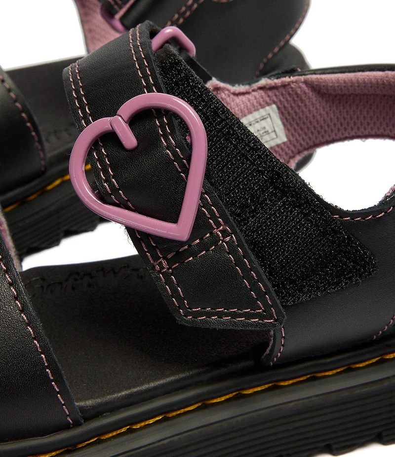 Dr. Martens Girls' Marlowe Hearts II Sandals (Youth)