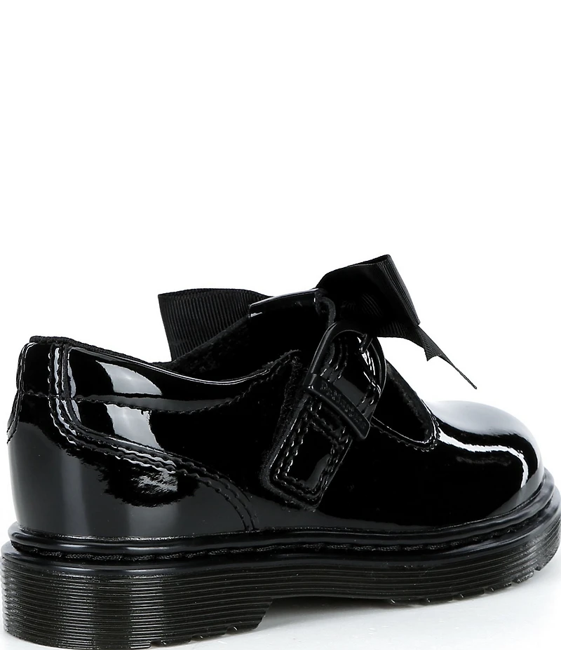 Dr. Martens Girls' Polley II Bow T-Strap Mary Janes (Toddler)
