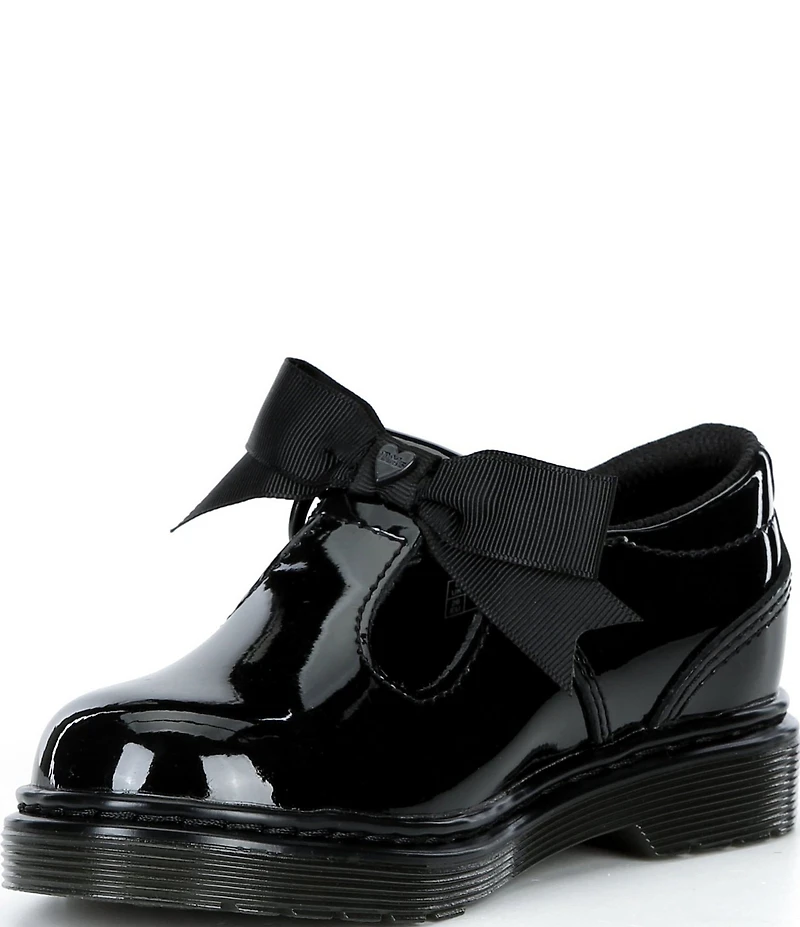 Dr. Martens Girls' Polley II Bow T-Strap Mary Janes (Toddler)