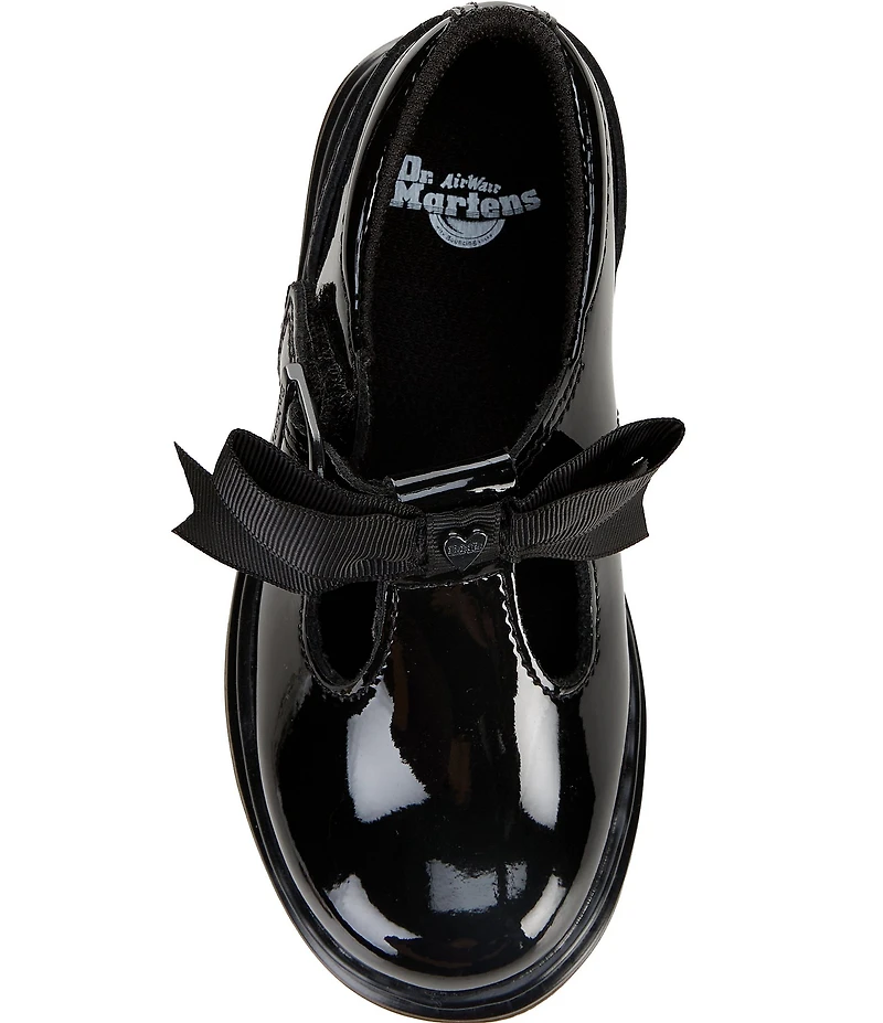 Dr. Martens Girls' Polley II Bow T-Strap Mary Janes (Toddler)