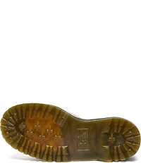 Dr. Martens Jadon Heart Gingham Leather Platform Boots