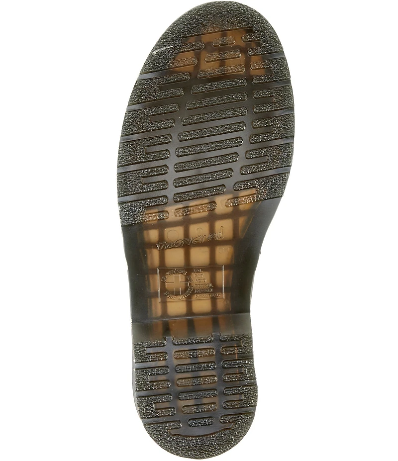 Dr. Martens Men's Adrian Yellow Stitch Ambassador Leather Kiltie Tassel Loafers