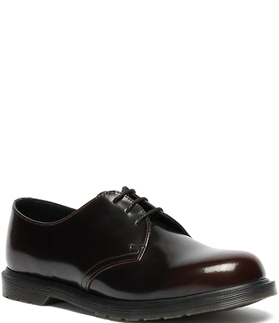 Dr. Martens Men's Mayfare Arcadia Rub Off Leather 3-Eye Oxfords